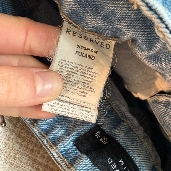 Reserved Denim Wide Leg Jeans - Picture 8 of 10